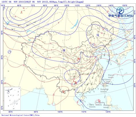 地面分析圖|最新天氣圖資 